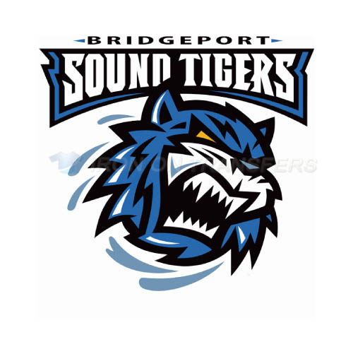 Bridgeport Sound Tigers Iron-on Stickers (Heat Transfers)NO.8986